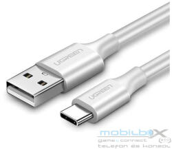 UGREEN USB-C / USB gyorstöltő- és adatkábel, 1m, fehér - mobil-box