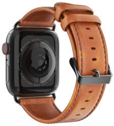 Dux Ducis Apple Watch óraszíj , valódi bőr 38/40/41mm barna MÁGNESES
