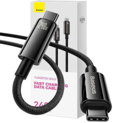 Baseus Tungsten 240w szövet adatkábel extra gyors töltés laptopokhoz is