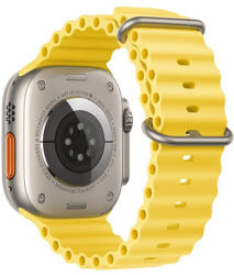 Forcell Apple Watch Ultra stílusú okosóra szíj 42/44/45/49 mm sárga