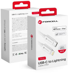  Forcell Lightning Type C adatkábel MFI