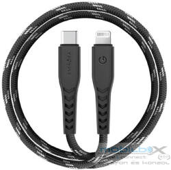  Energea Nyloflex C94 USB-C / Lightning MFI szövet töltő- és adatkábel, 1.5m, fekete