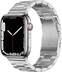 Forcell Apple Watch Ultra fém okosóraszíj 38/40/41 mm ezüst