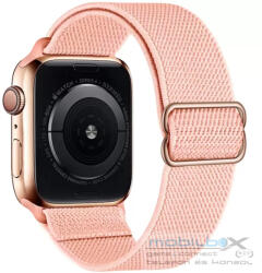 XPRO Apple Watch szövet körpánt Pink Apple Watch 42mm (S1-S3) / 44mm / 45mm / 46mm / 49mm készülékhez