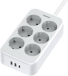 Tessan 6 Plug + 3 USB (TS-PS02DE00)