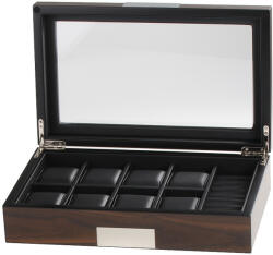 Rothenschild watch box RS-2381-10W for 8 watches + cufflinks, (watch box RS-2381-10W for 8 watches + cufflinks)