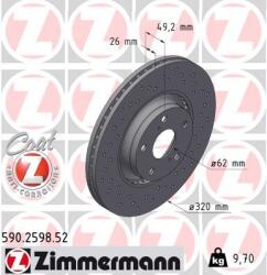 ZIMMERMANN Disc frana ZIMMERMANN 590.2598. 52