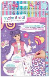 Make It Real Make It Real: Caiet de schițe pentru designeri de modă - atmosferă de groove zgâriat (MIR3211)
