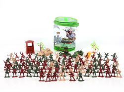 Magic Toys Set soldați jucărie din plastic cu accesorii (MKL263777) Figurina