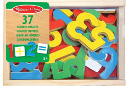 Melissa & Doug Set de joc educativ cu numere magnetice din lemn în cutie de depozitare - Melissa &, Doug (10449K)