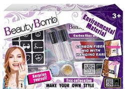 Magic Toys Beauty Bomb Tini tatuaj sclipici set cu suvite de par (MKM985504)