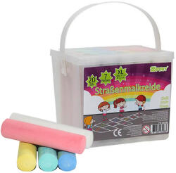 Spirit Spirit: XL dimensiune cretă asfalt 7 culori 20 bucăți set (407296)