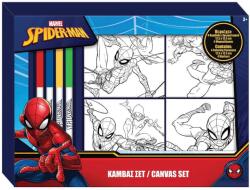 Luna Set de colorat Spiderman cu 4 markere (000508324)