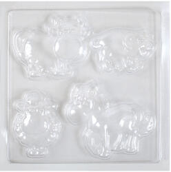 Playbox PlayBox: Formă de turnare din ipsos pentru animalele de la fermă 17x17cm (2471460)