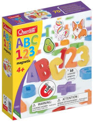 Quercetti Quercetti: ABC + 123 set magnetic 106 bucăți (5465)