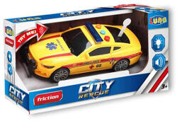 Luna City Rescue ambulanță cu sunete și lumini galben (000622020)