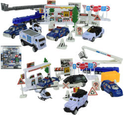 Magic Toys Police Squad: Set de jocuri de poliție cu vehicule și accesorii în două variante diferite (MKL154256)