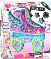 Magic Toys Show Your Style: Set de bijuterii cu margele într-un depozit patine cu rotile cu mărgele (MKM555250)
