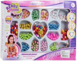 Magic Toys Beads Series: Set de bijuterii cu peste 200+ mărgele colorate (MKL108437)