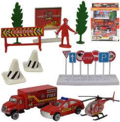 Magic Toys Echipaj de pompieri: Set de mașinuță de pompieri cu accesorii (MKL153950)