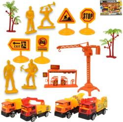 Magic Toys Heavy Duty: Set de jucării de construcție cu mașini și accesorii (MKK498435)