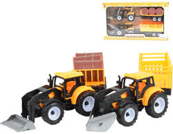 Magic Toys Engineering Truck: Set tractor cu remorcă și butoaie de ulei 28cm (MKK142602)