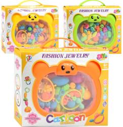 Magic Toys DIY: Set de mărgele de 80 de piese, cu cutie de depozitare, în diverse versiuni 1bucată (MKL592988)