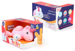 Magic Toys Unicorn pluș culoarea roz cu efecte de sunete și lumini (MKL266432)