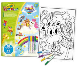 Crayola Crayola: Mini Kids maxi caiet de colorat și set marker - Animal Cornish (25-1045)