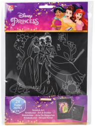 Canenco Disney Princess: 2 bucăți Scratch Art set - Canenco (DP22346)
