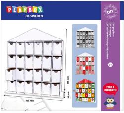 Playbox PlayBox: Calendar de advent DIY cu 24 de compartimente, 44, 5x39x9, 5 cm (2470954)