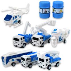 Magic Toys Police Set: Set vehicule de politie 7 bucăți (MKK562461)