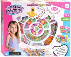 Magic Toys Jewelry Designer: Set de bijuterii și breloc DIY cu peste 200+ de margele colorate (MKL408749)