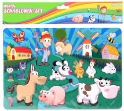 Spirit Spirit: Animale de la fermă șablon desen creativ din plastic (408291)