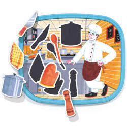 Quercetti Quercetti: Montessori ocupații puzzle magnet set 3 bucăți (10623)