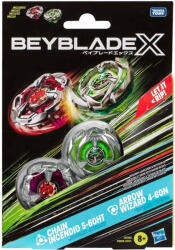 Hasbro Beyblade X: Dual Pack - Chain Incendio 5-60HT și Arrow Wizard 4-60N set de 2 bucăți - Hasbro (F9586/G0196)