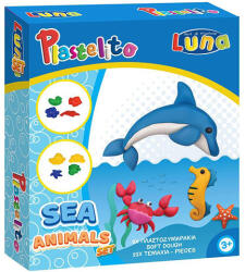 Luna Plastelito Animale marine set plastilină cu forme (000622081)