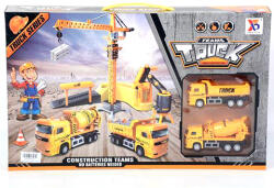 Magic Toys Set de joacă construcție cu 2 bucăți de mașină (MKK430314)