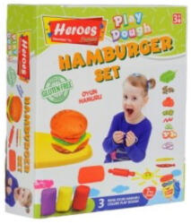 ER Toys Play-Dough: Heroes Hamburger set plastilină 7 bucăți (ERN-589)