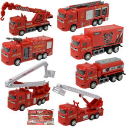 Magic Toys Fire Engine: Set 7 bucăți masini de pompieri cu certificat de pompieri (MKK430305)