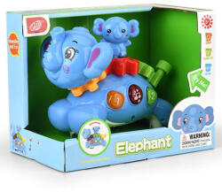 Magic Toys Elefant legănător jucărie de baby cu efecte de sunete și lumini (MKM225085)