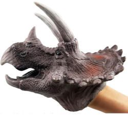 Magic Toys Triceratops dinozaur marionetă de mână (MKO416135) Figurina