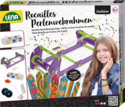 LENA LENA: Set pentru confecționat brățări DIY cu mașină de țesut și 2000 de mărgele (42722L)