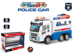 Magic Toys Police Car transport mașină cu efecte de sunete și lumini (MKL369617)