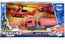 Magic Toys Rescue Team set de pompieri cu vehicule (MKK393540)