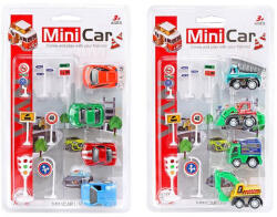Magic Toys Mini Car: mașinuță set 4 bucăți în două variante diferite (MKM345973)