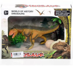 Magic Toys Allosaurus figurină cu ou și plante (MKK240603) Figurina