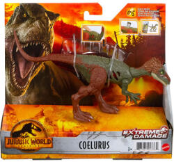 Mattel Jurassic World 3 luptător Coelurus dinozaur figurină (GWN13/GWN16)