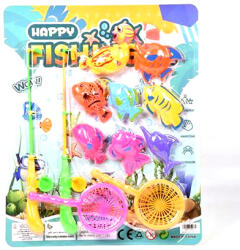 Magic Toys Set de joacă pescuit plastic cu doi bete, și animale de mare (MKL518954)