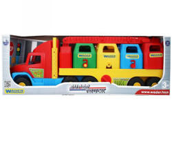Wader Magic Truck: mașină de gunoi selectivă 80cm - Wader (36321)